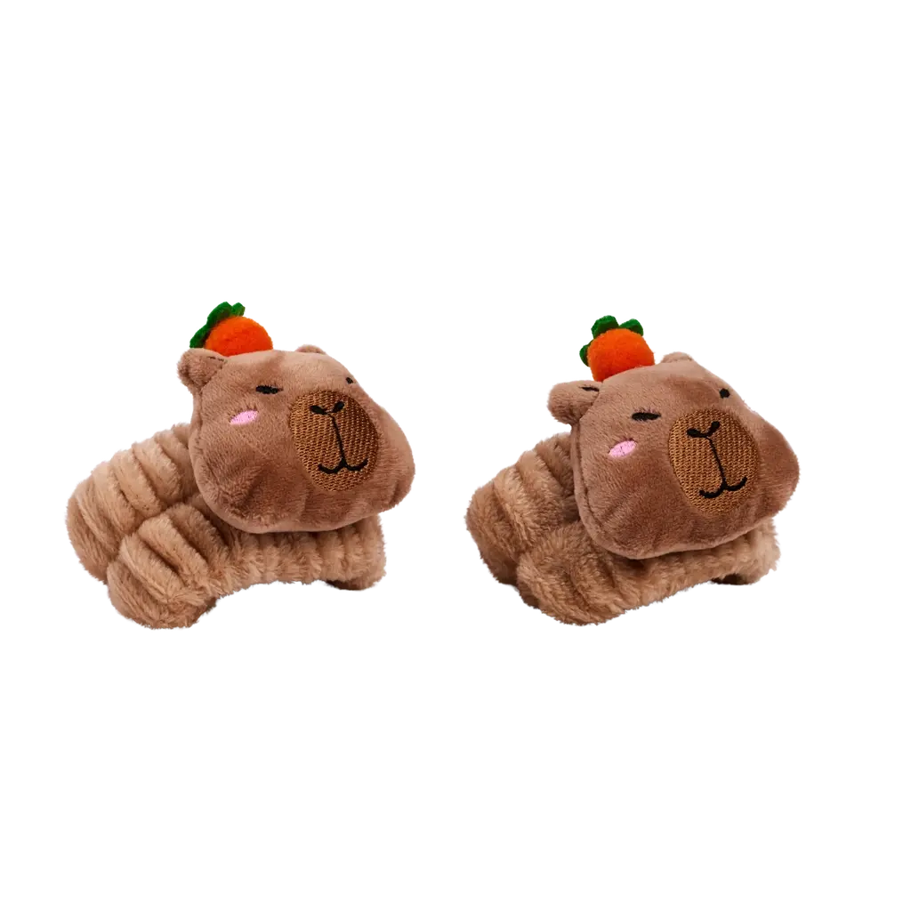 Saugfähiges Handgelenkband aus Polyester mit Capybara-Design (Braun)