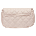 Schultertasche aus Kunstleder mit Stepp-Design (Rosa)