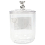 PET-Aufbewahrungsdose mit Bär-Design, luftdichter Deckel, 1400 ml (Transparent)