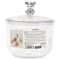 Vorratsdose aus PET mit Bär-Design, 900 ml (Transparent)