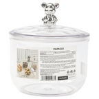 Vorratsdose aus PET mit Bär-Design, 900 ml (Transparent)