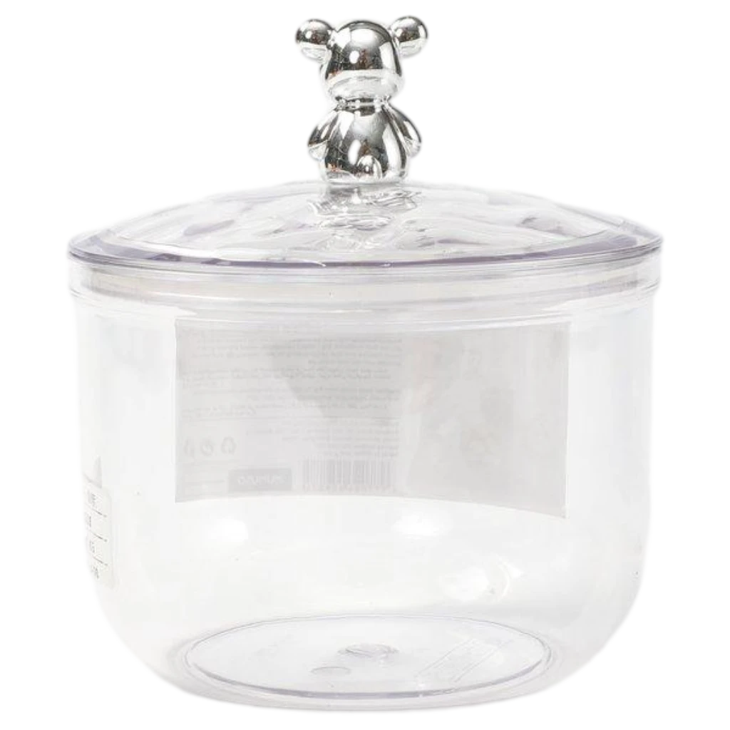 Vorratsdose aus PET mit Bär-Design, 900 ml (Transparent)