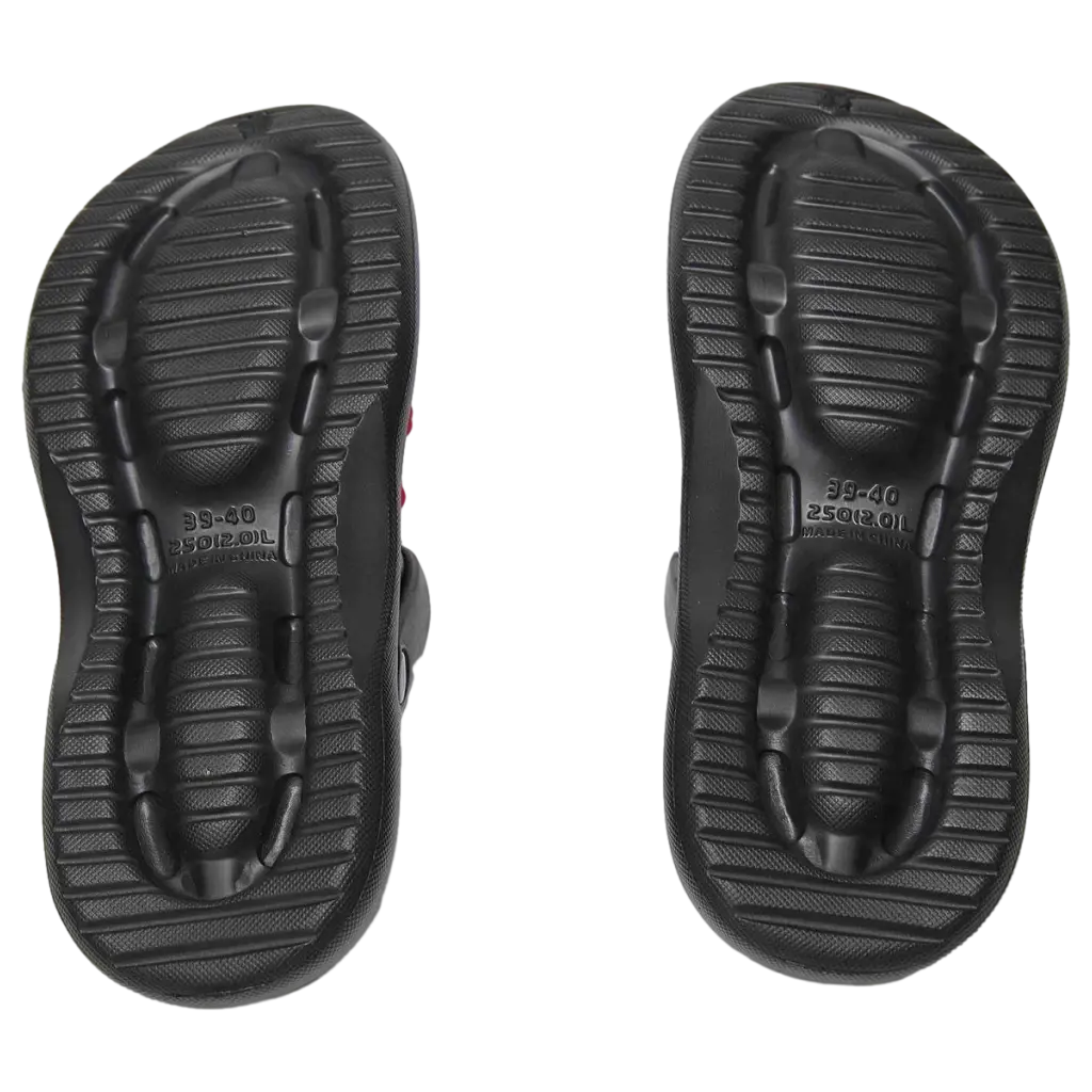 Damen Badeschuhe mit Schleifen-Design, Gr. 39-40 (Schwarz)