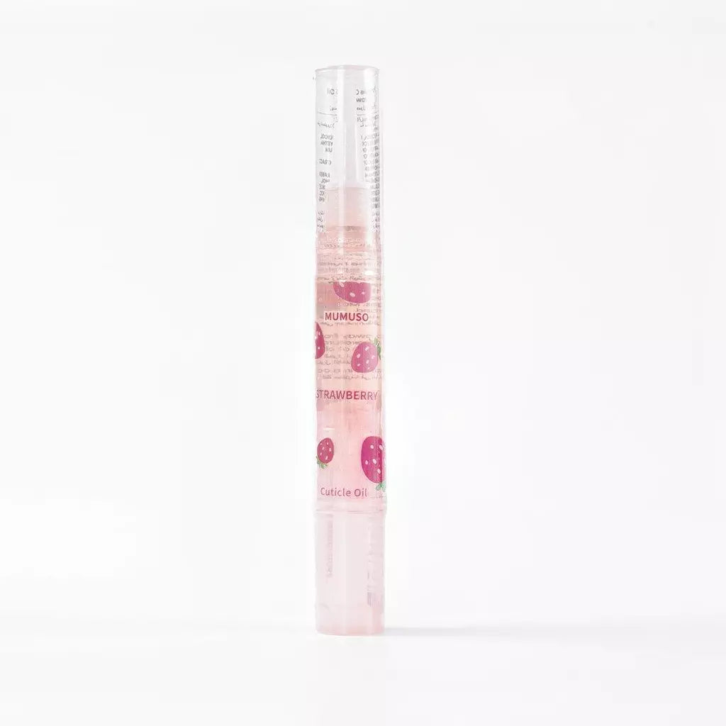 Nagelhautöl mit Erdbeergeschmack, 4 ml (Pink)
