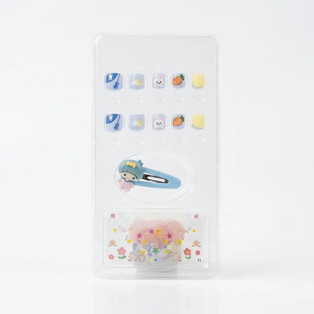 Press-on Nails For Kids (Rabbit & Carrot)