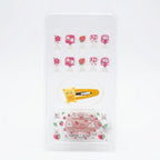 Press-on Nails For Kids (Bear & Raspberry)