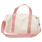Schultertasche mit Katzen-Design für Freizeit &amp; Sport (Weiß/Rosa)