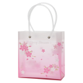 Geschenktasche mit Kirschblüten-Design, klein (Rosa/Weiß)