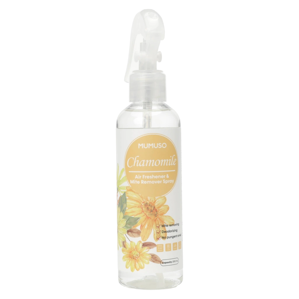 Air Freshener &amp; Milbenentferner Spray, 200 ml Kunststoffflasche (Kamille)