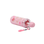 Kunststoff-Wasserflasche mit Kirschblüten-Design, 650 ml (Rosa)