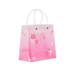 Geschenktasche mit Kirschblüten-Design, mittlere Größe (Rosa/Weiß)