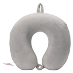 Memory Foam Nackenkissen U-Form, Kollektion Kirschblüte (Hellgrau)