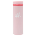 Isolierte Edelstahl-Wasserflasche, 500 ml mit Kirschblüten-Design (Rosa)