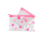2-teiliges Stiftemäppchen-Set mit Kirschblüten-Design (Rosa)
