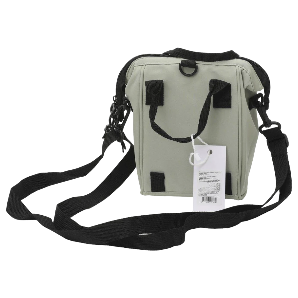 Mini Crossbody Bag aus Nylonstoff für Damen und Herren (Grün)