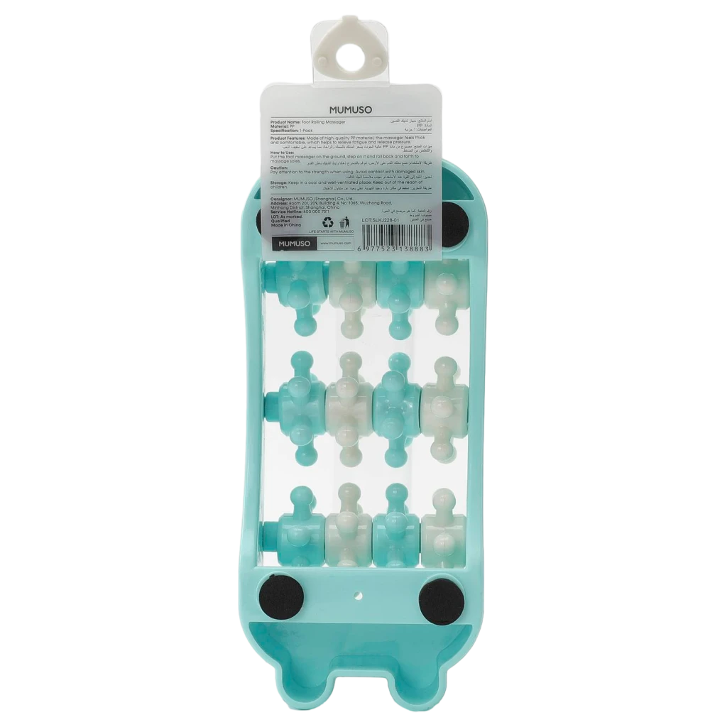 Fuß-Massageroller aus PP, ergonomisch (Mint/Weiß)