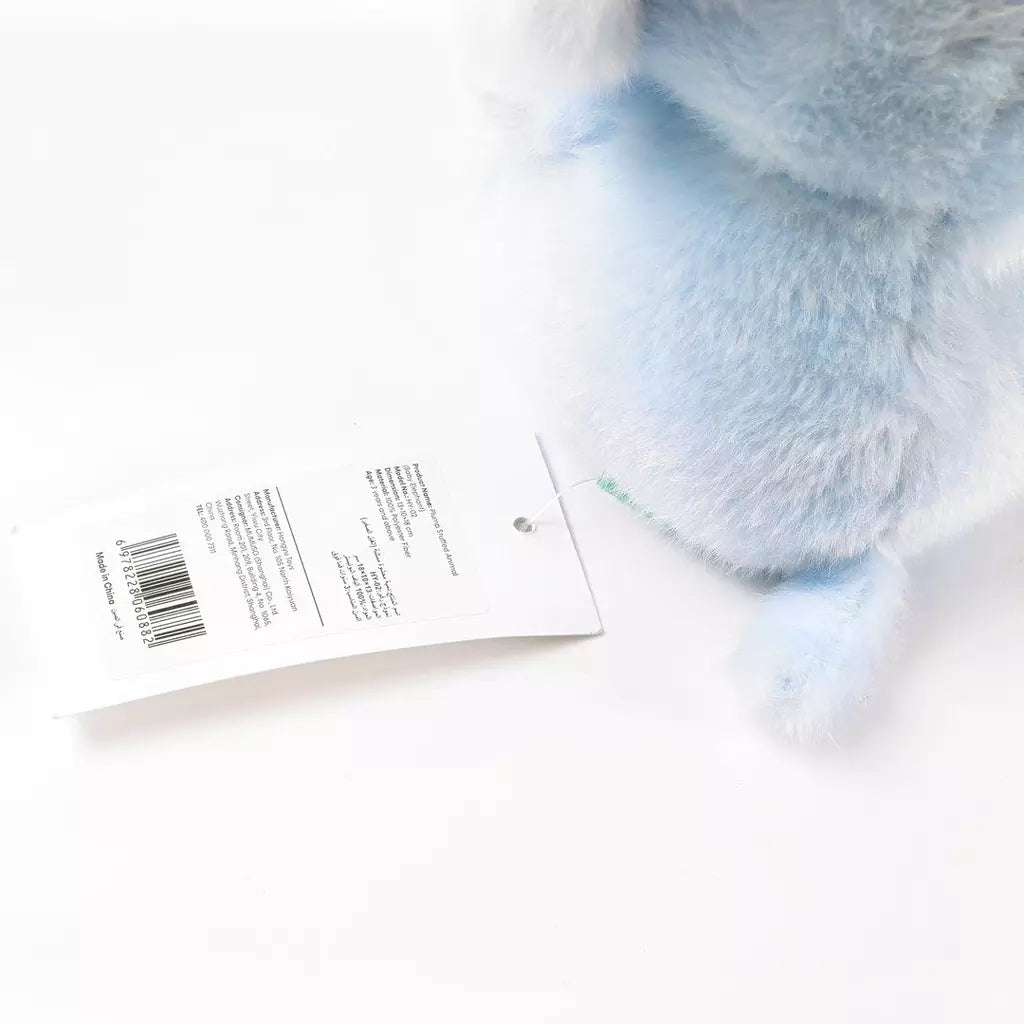 Flauschig & Rund Plüschtier Elefant, 179 g (Blau)