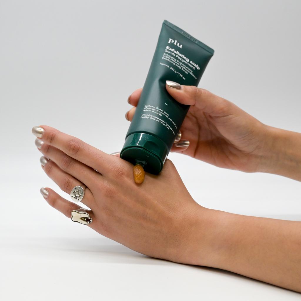 Peppermint exfoliating Scalp scrub, 200 ml, plu