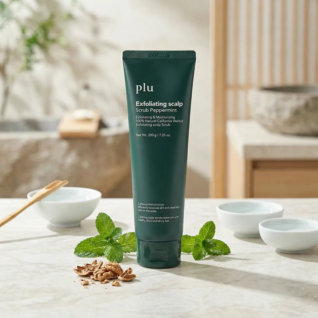 Peppermint exfoliating Scalp scrub, 200 ml, plu
