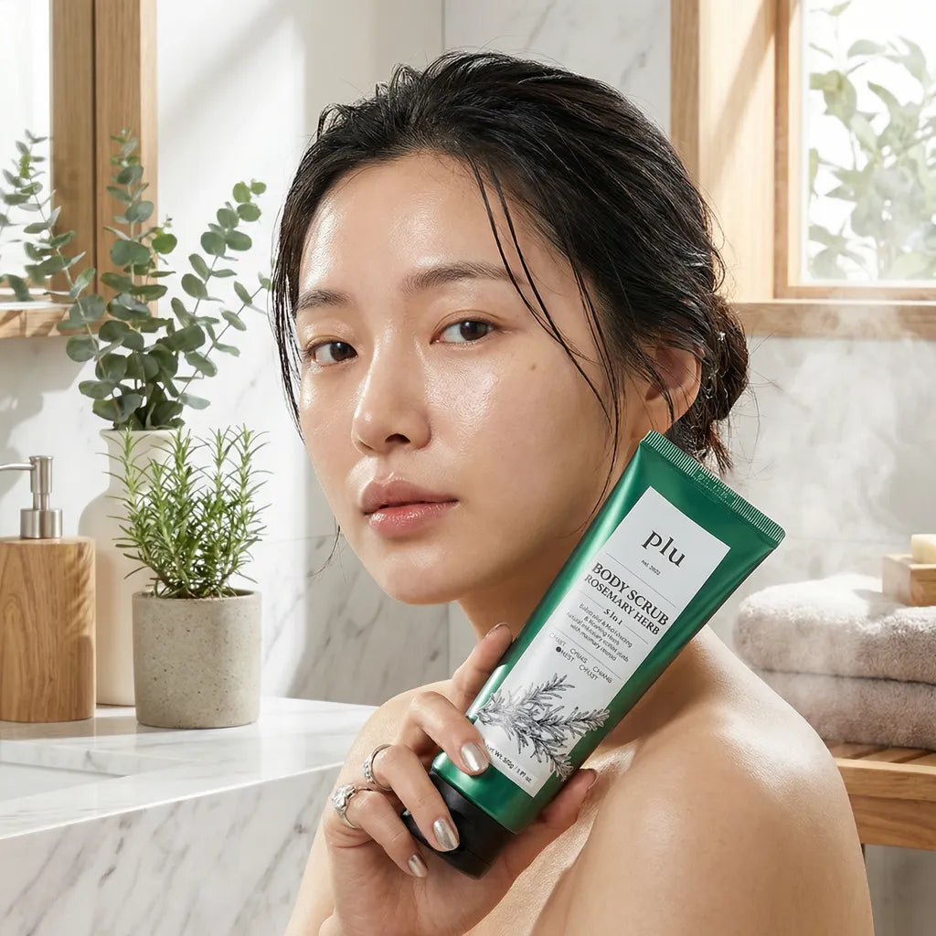 Rosemary Herb exfoliating body scrub, 200 ml, plu