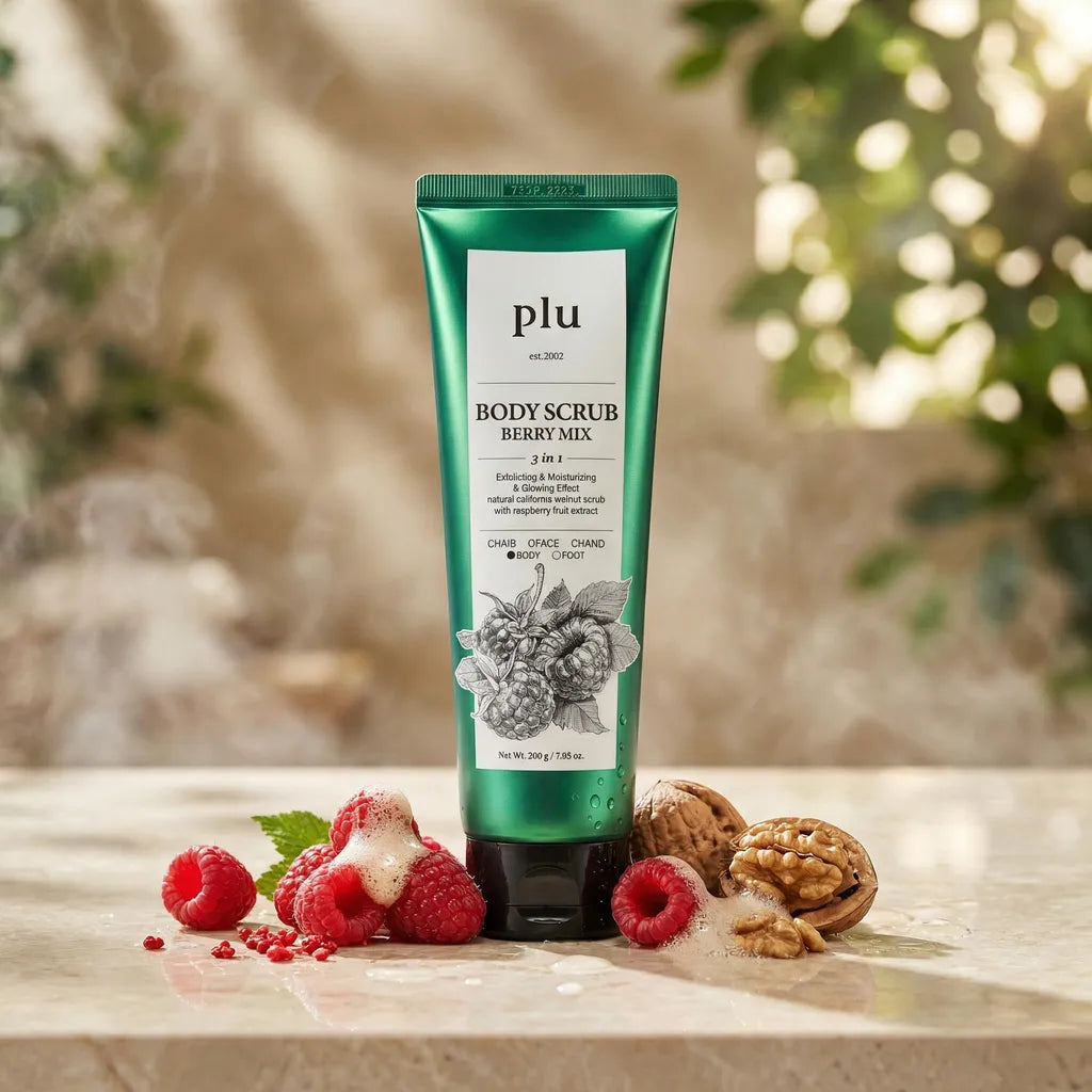 Berry Mix exfoliating body scrub, 200 ml, plu