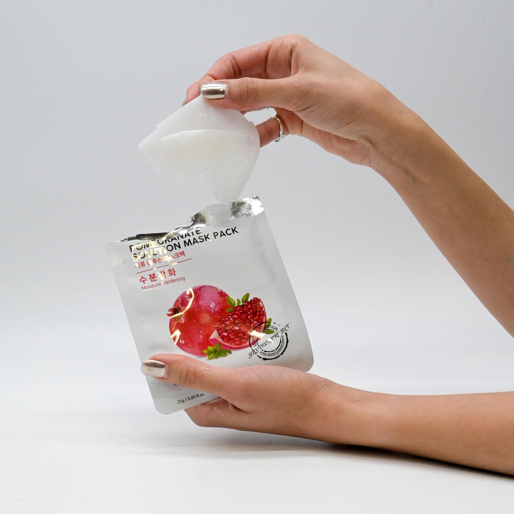 Pomegranate Solution hydrating mask 10pcs pack, 28ml, LEBELAGE