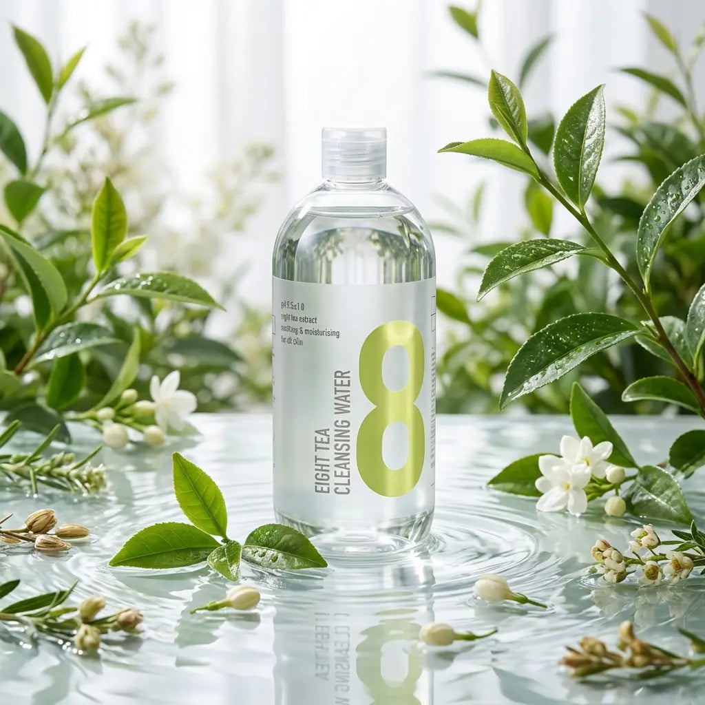 Eight Tea gentle cleansing water, 500 ml, B.O.M