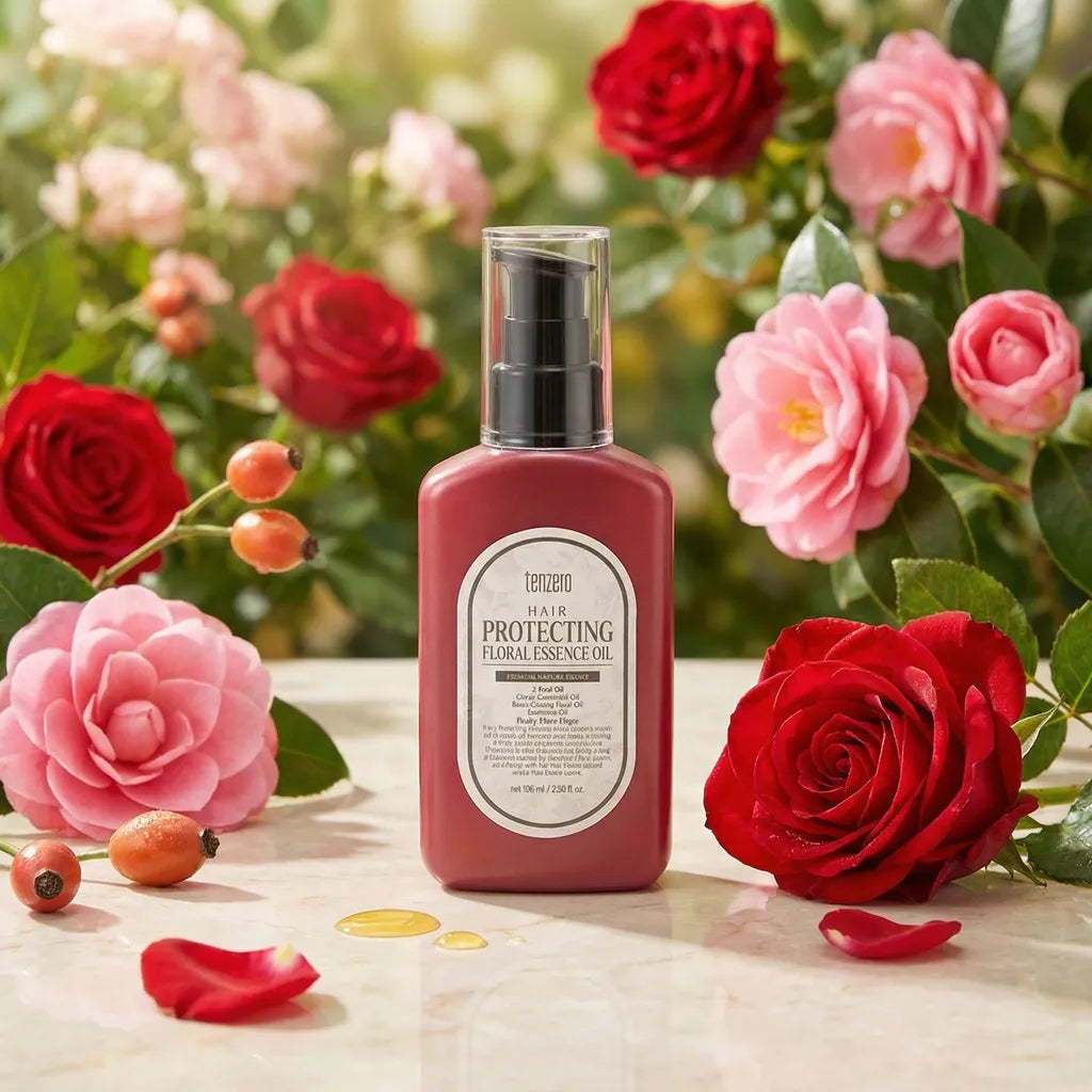 Hair Protecting Floral Essence Oil Damaged Hair Care, 100ml, TENZERO