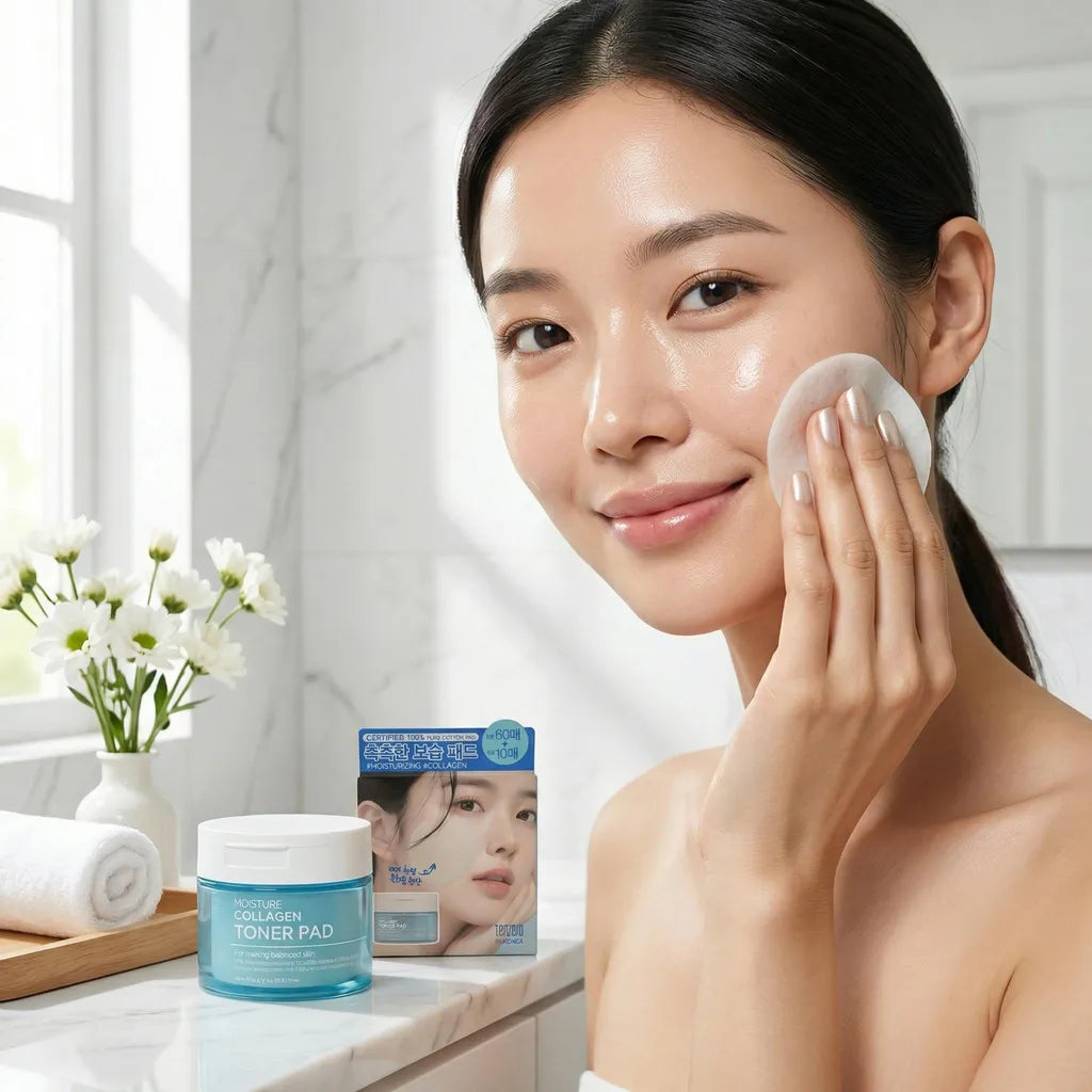 Moisture Collagen Toner Pad, 70pcs,TENZERO