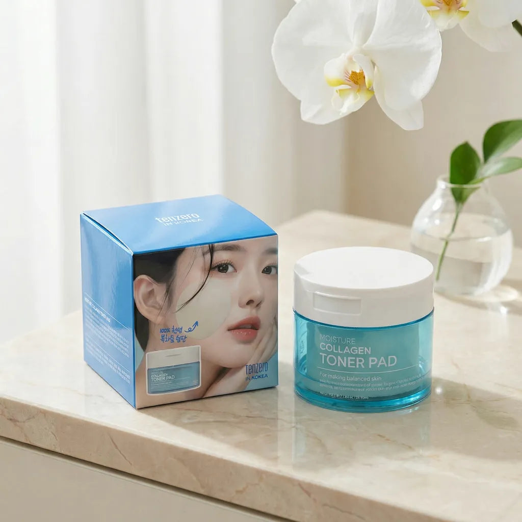 Moisture Collagen Toner Pad, 70pcs,TENZERO