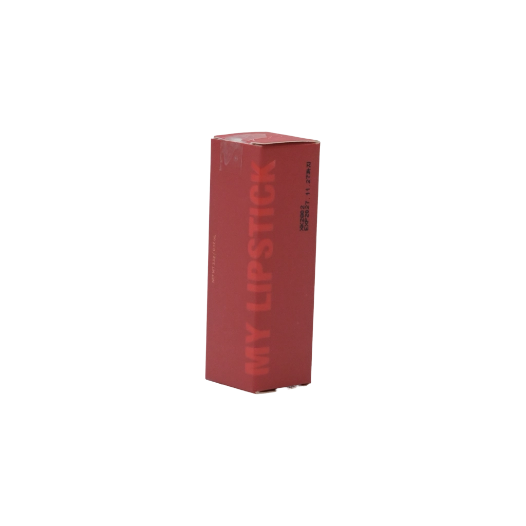 my Lipstick #808 (my warm red), B.O.M