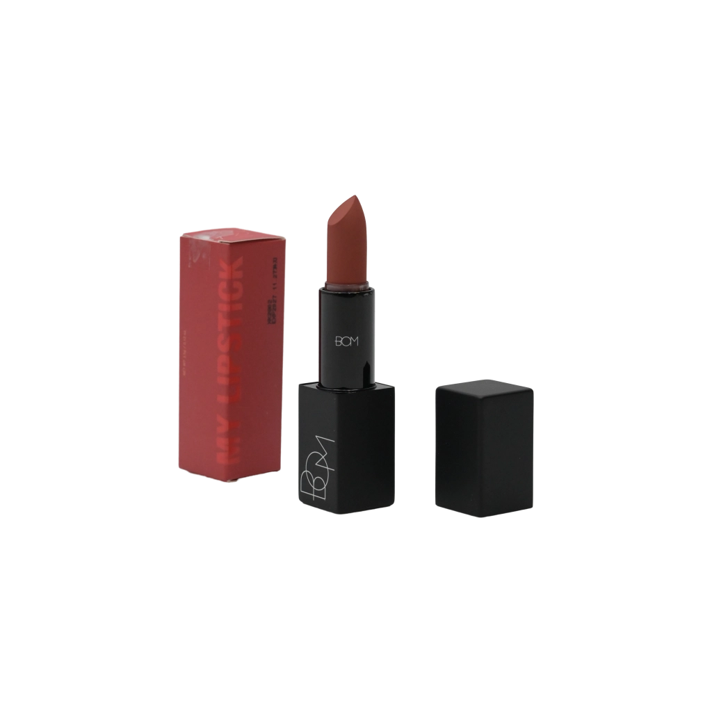 my Lipstick #808 (my warm red), B.O.M