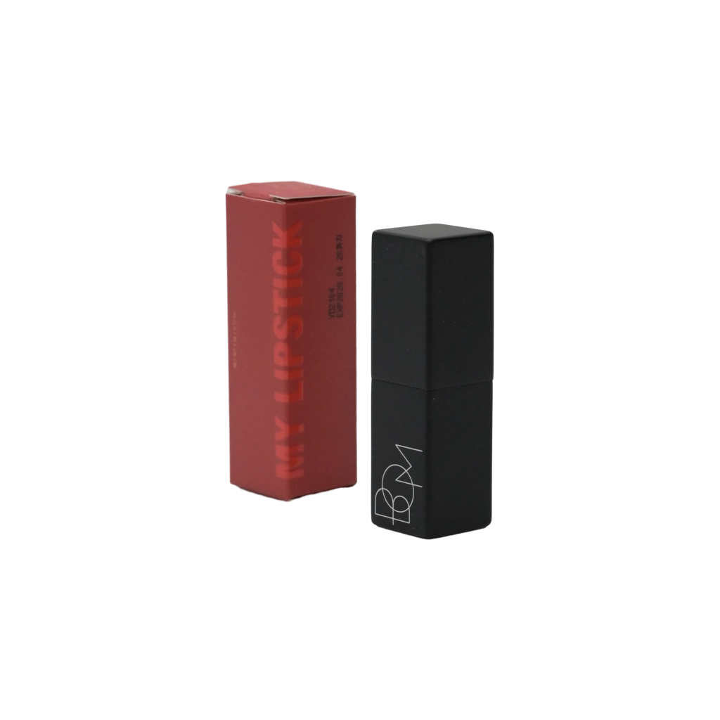 my Lipstick #809 (my chili red), B.O.M