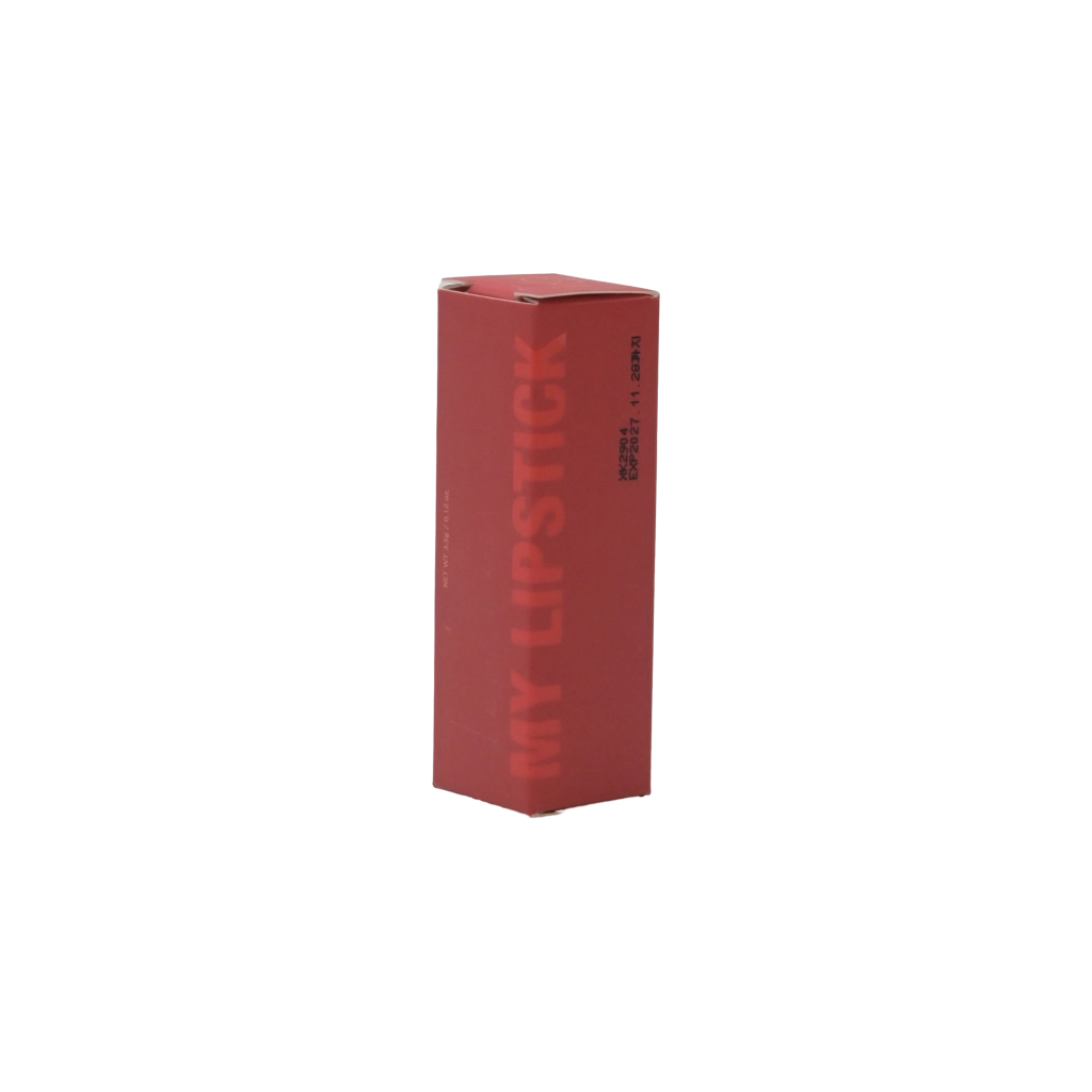 my Lipstick #810 (my brick red), B.O.M