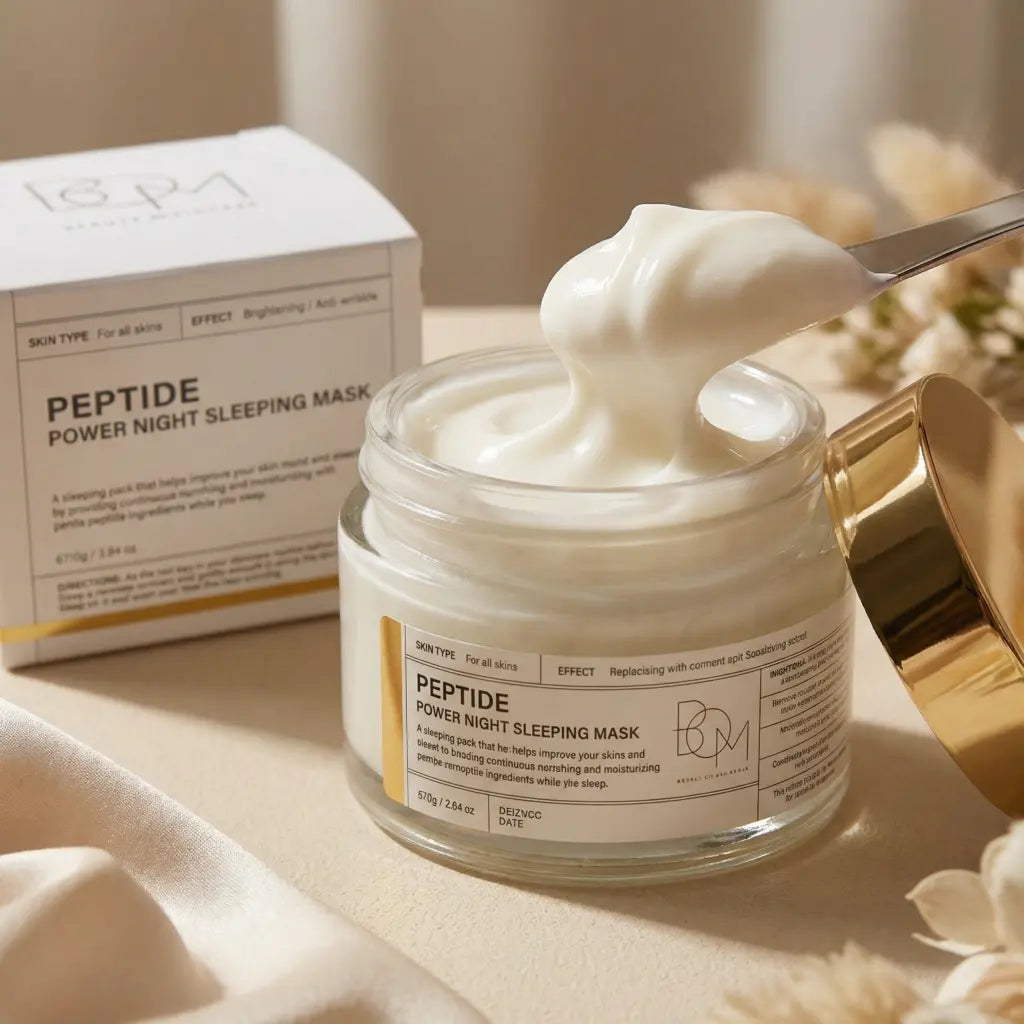Peptide power night sleeping mask, 50 ml, B.O.M