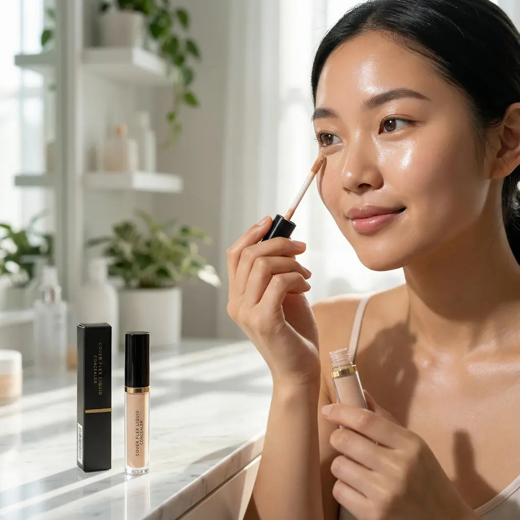 Cover flex Liquid Concealer Makeup #23 (natural), B.O.M