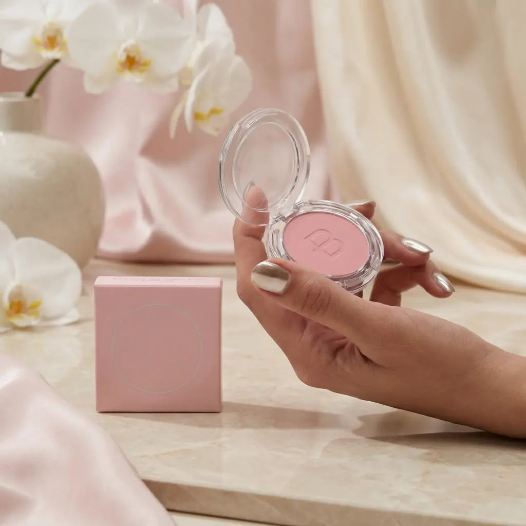 Mood Flex Power Blush #01 (warm pink), B.O.M