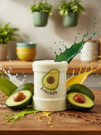 Avocado-Serie Handtuch, weich und bunt (Grün)