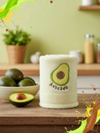 Avocado-Serie Handtuch, weich und bunt (Grün)