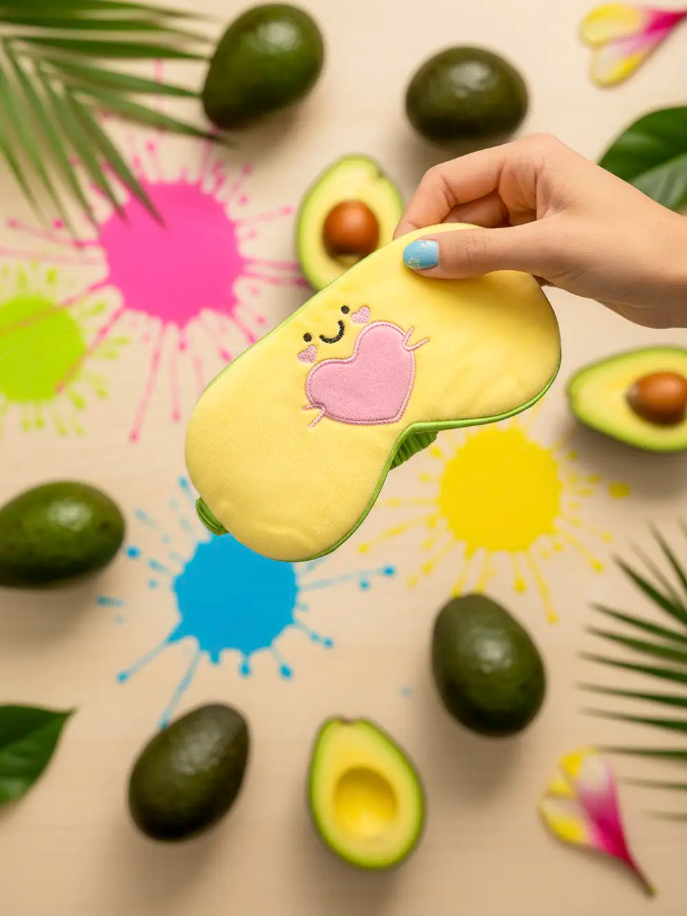 Avocado-Print-Schlafmaske