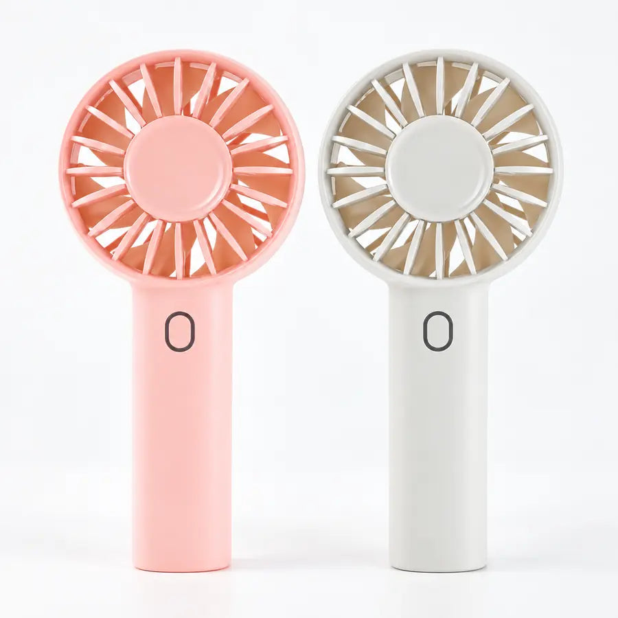 Detailansicht der Handventilatoren im Lollipop Design
