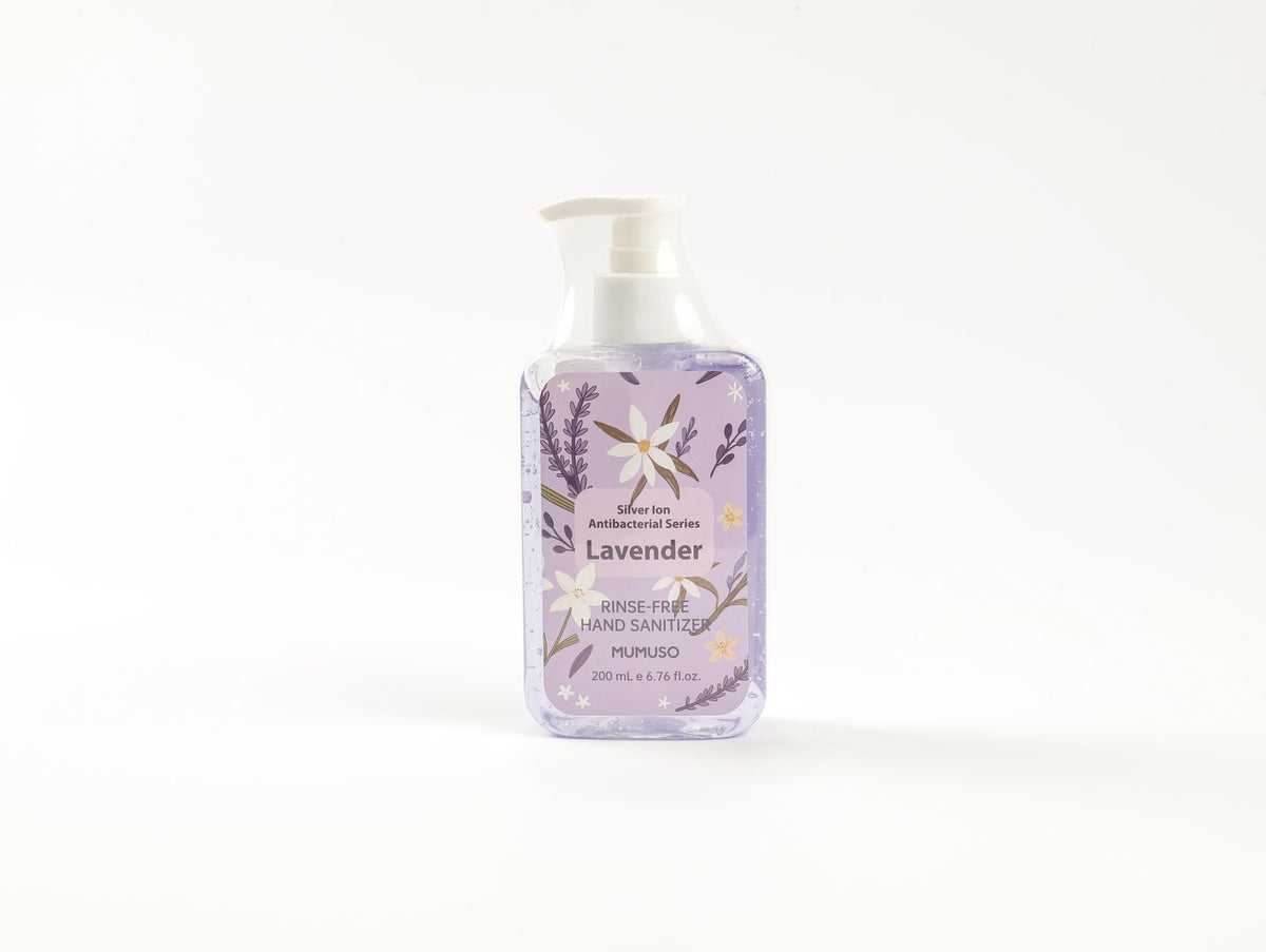 MUMUSO Silver Ion Handdesinfektionsgel Lavendel 200 ml, Vorderansicht