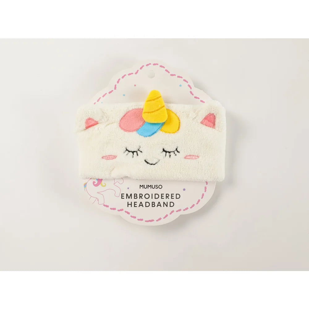 Originale Produktansicht des bestickten Unicorn Haarbands