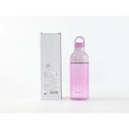 Originale Produktansicht der lila Macaron Kunststoff Trinkflasche