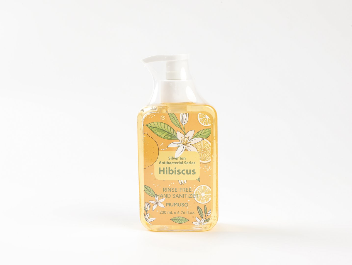 MUMUSO Silver Ion Handdesinfektionsgel Hibiskus 200 ml, Vorderansicht