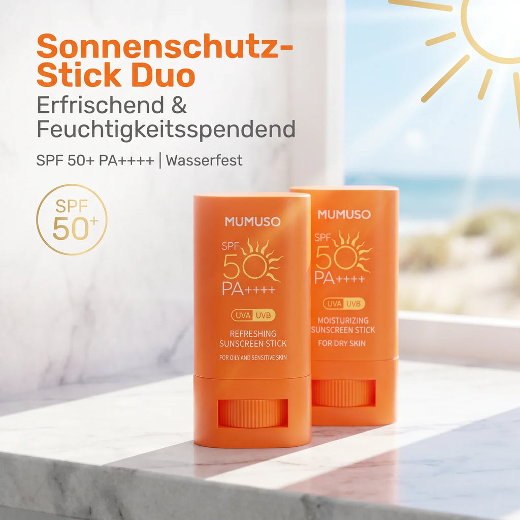 MUMUSO Sonnenstick Duo Refreshing und Moisturizing SPF 50+ PA++++