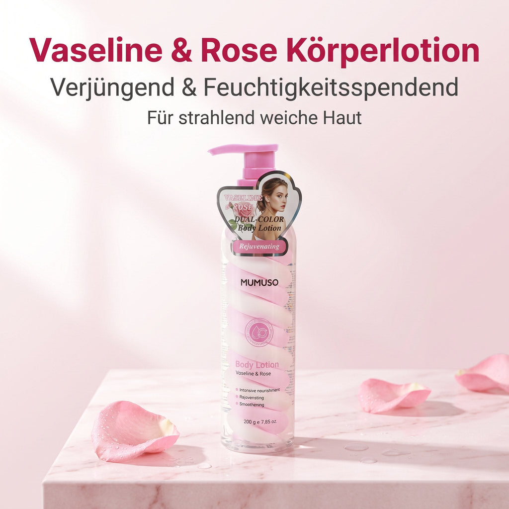 MUMUSO Körperlotion mit Vaseline und Rose – Produktvorteile