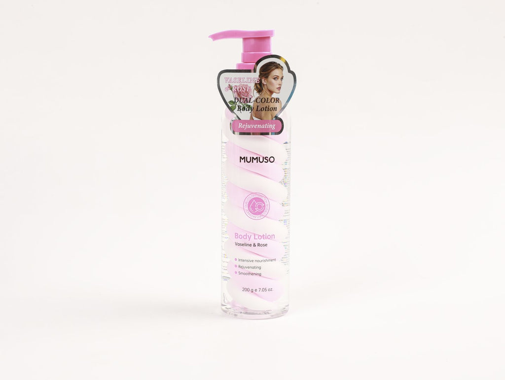 MUMUSO Körperlotion mit Vaseline und Rose, 200 g
