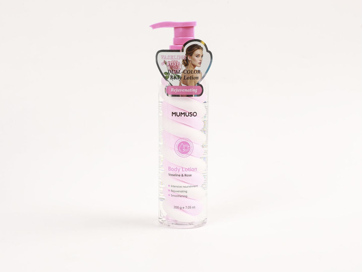 MUMUSO Körperlotion mit Vaseline und Rose, 200 g