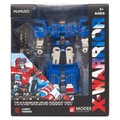 2-in-1 Roboter-Spielzeug aus ABS-Kunststoff, Transform Series (Rot/Blau)